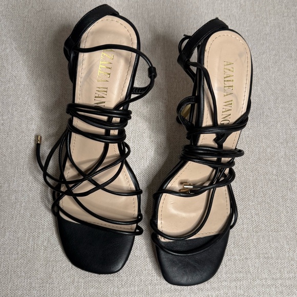 AZALEA WANG “Take The Leap With Me” Stiletto Sandals – White (Size 7.5) - Picture 3 of 6